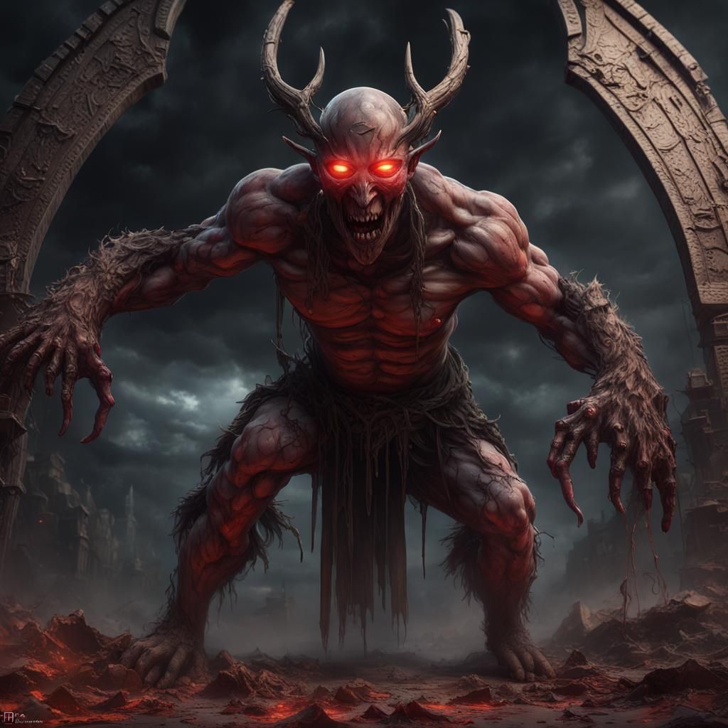 Cyclops of Destruction: Fantasy Concept Art