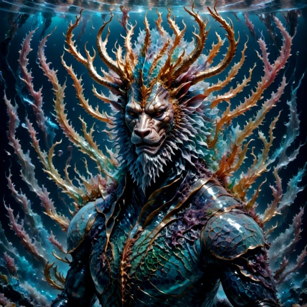 Poseidon <lora:Prince Valiant:1.0> <lora:Detailed Armor:1.0>...