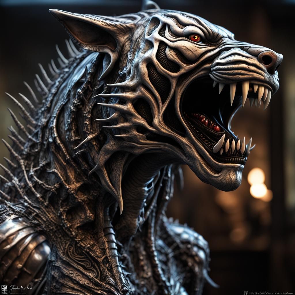 Undead Hybrid Tiger Zombie Shark: Gothic Mephistopheles