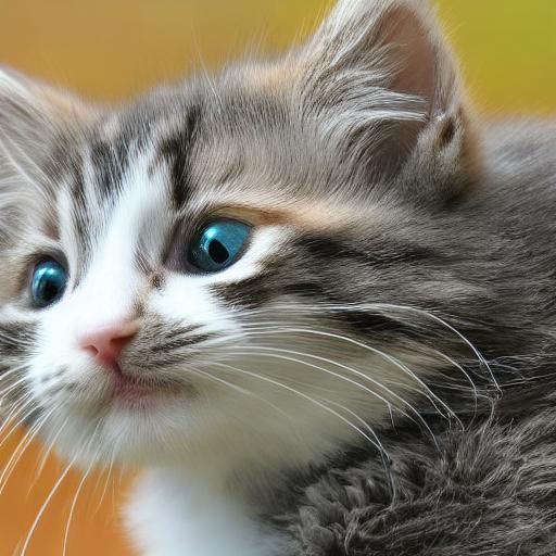 Cute Kitten Portrait