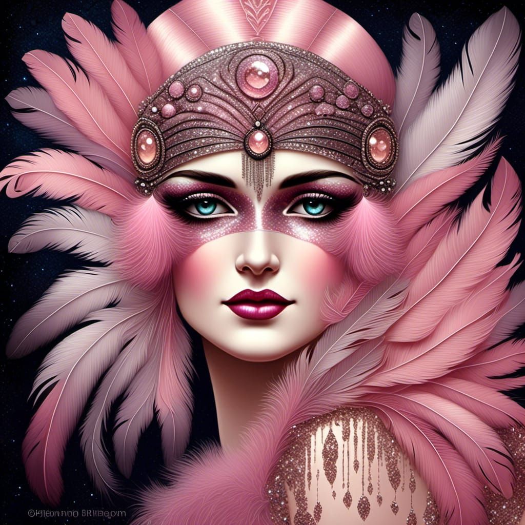 A Pink Flapper