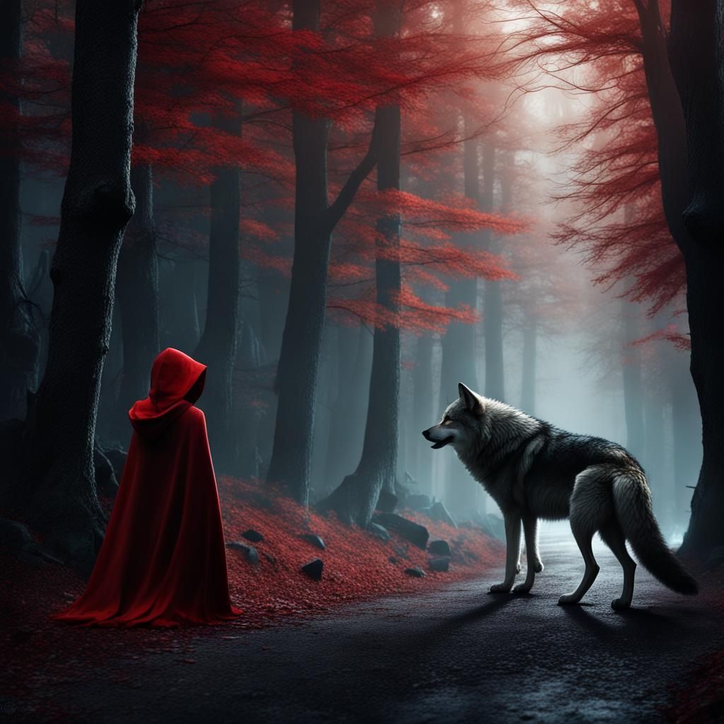 Red Riding Hood and the Shadow Wolf