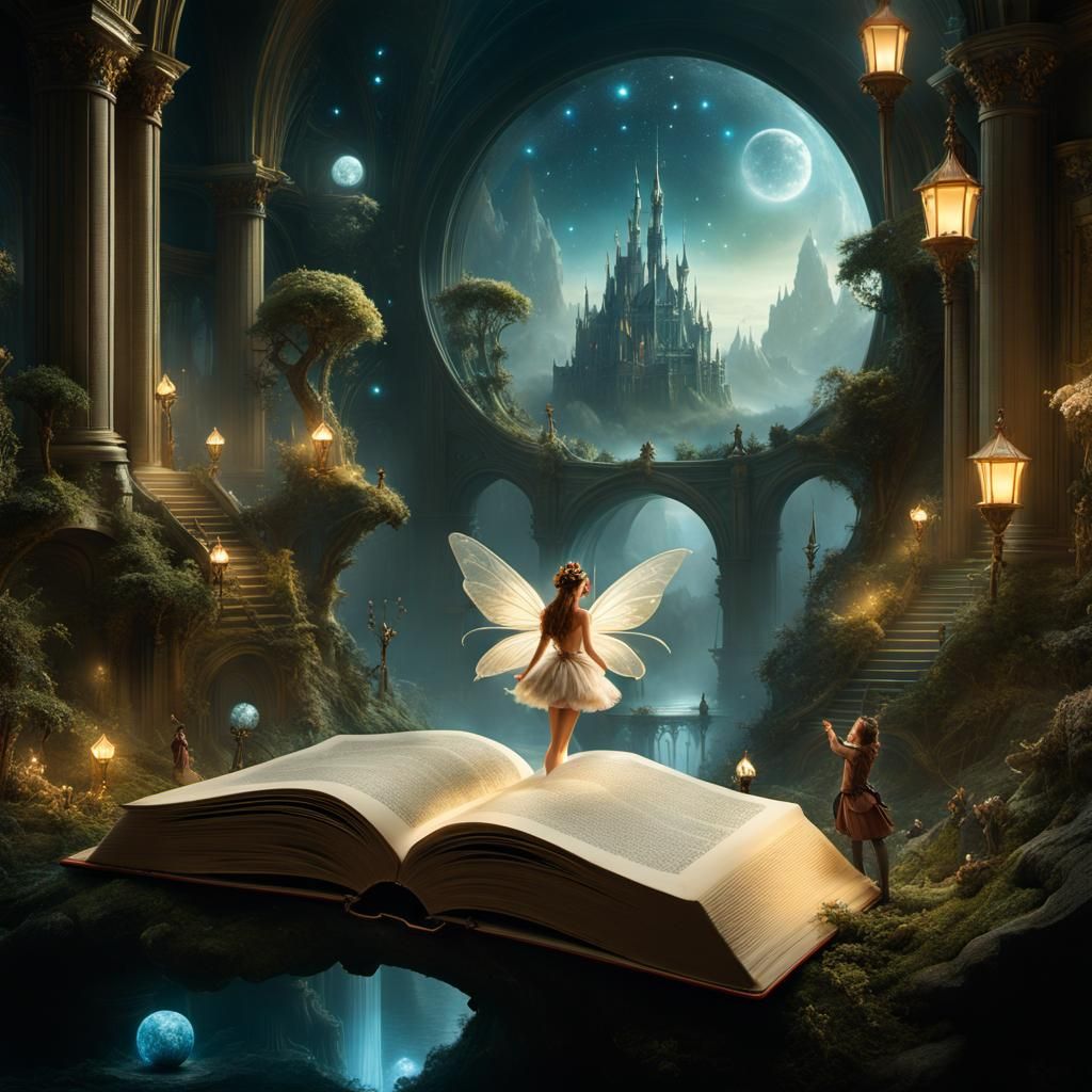 Miniature Fairy Kingdom Emerges from Book