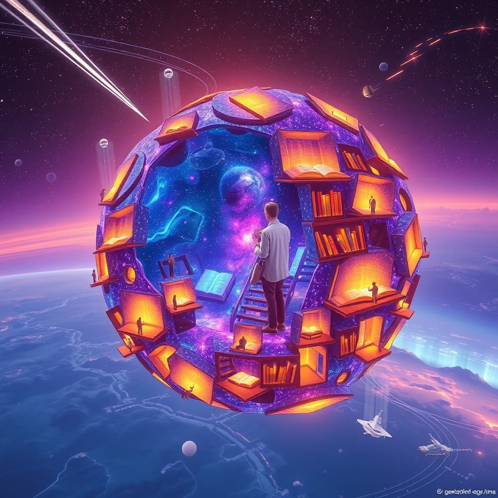 Vast Cosmic Library of Shattered Stars