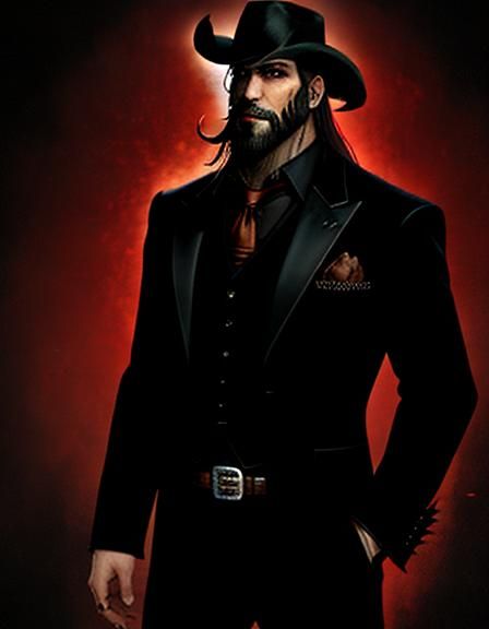 Handsome Cowboy Vampire in Los Angeles