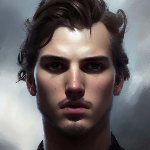 Detailed Portrait of Dimitri in Volumetric Lighting