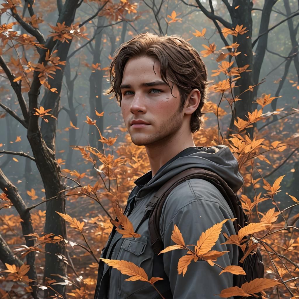 Gale From Hunger Games: 3D Anime Art