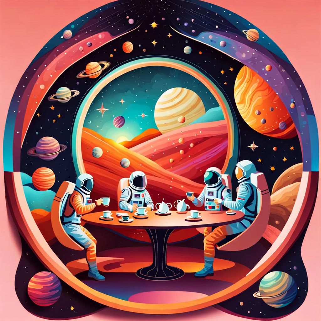 Tea time in spaceship