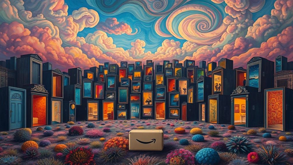 Surreal Doors to Alternate Realities in Dreamlike Ambiance