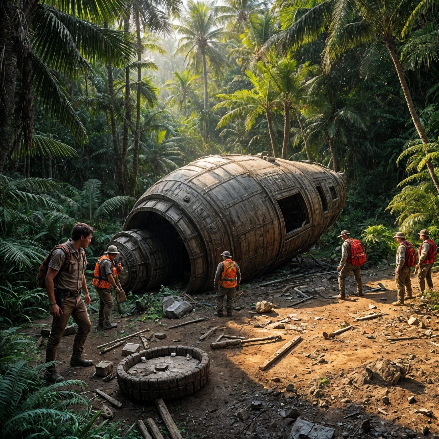 Peruvian Jungle Excavation Reveals Ancient Spaceship