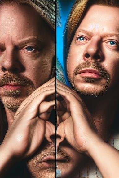 Just Shoot Me Cast in Gothic Art Style