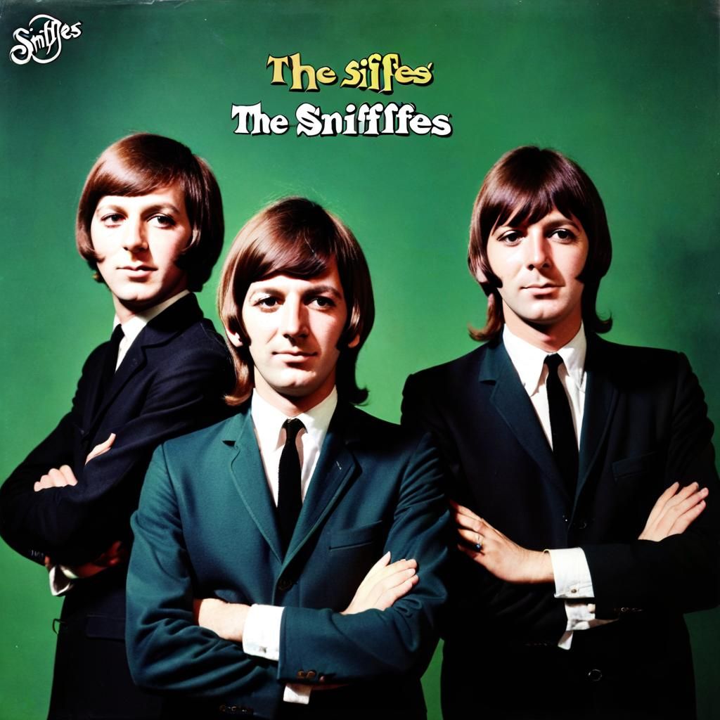 The Sniffles: Groovy 60s Rock Album Cover