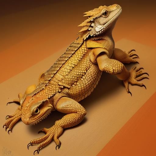 Push-Me - Pull-You (Male and Female) Bearded Dragon