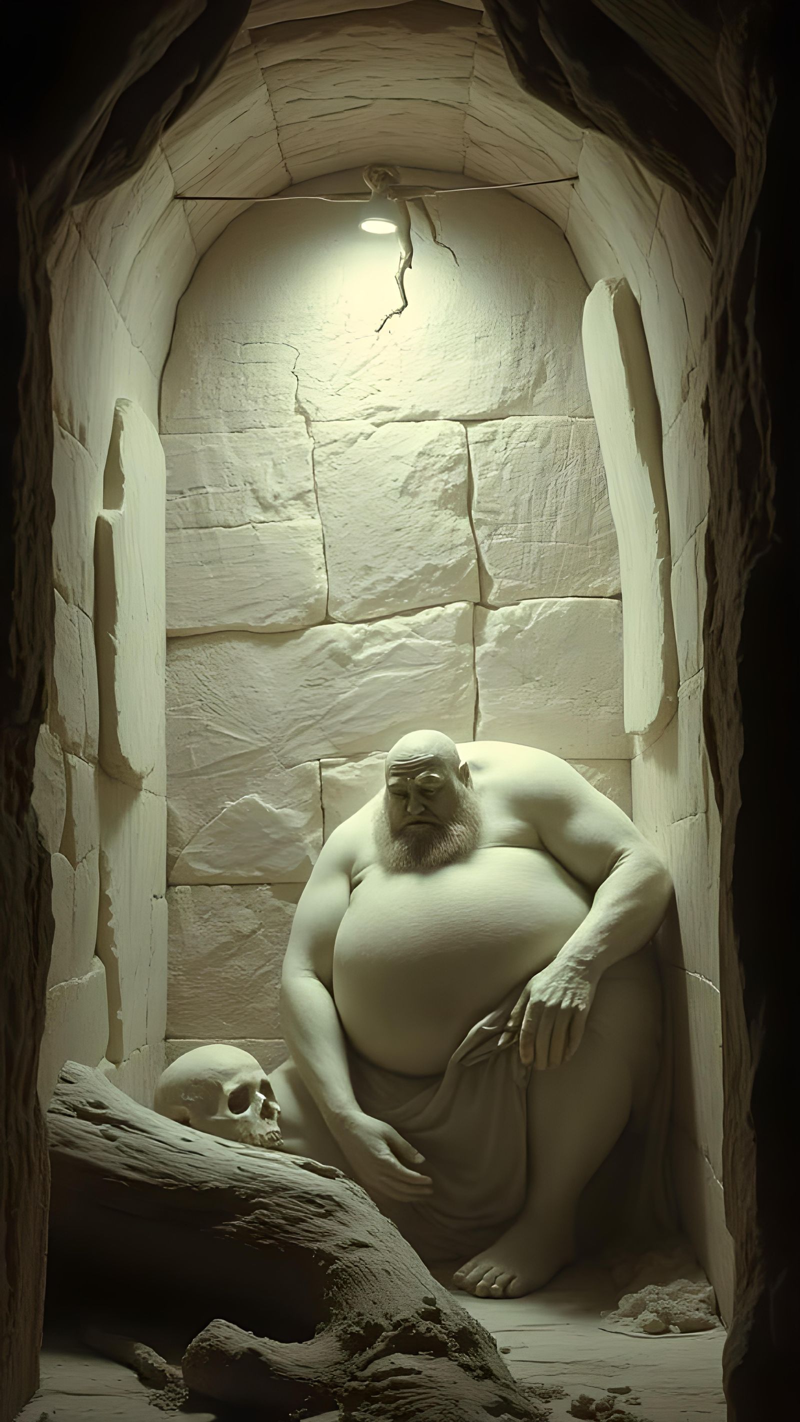 Fat Peasant in Prison Cell