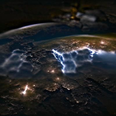 Earth From Space: Lightning Storm
