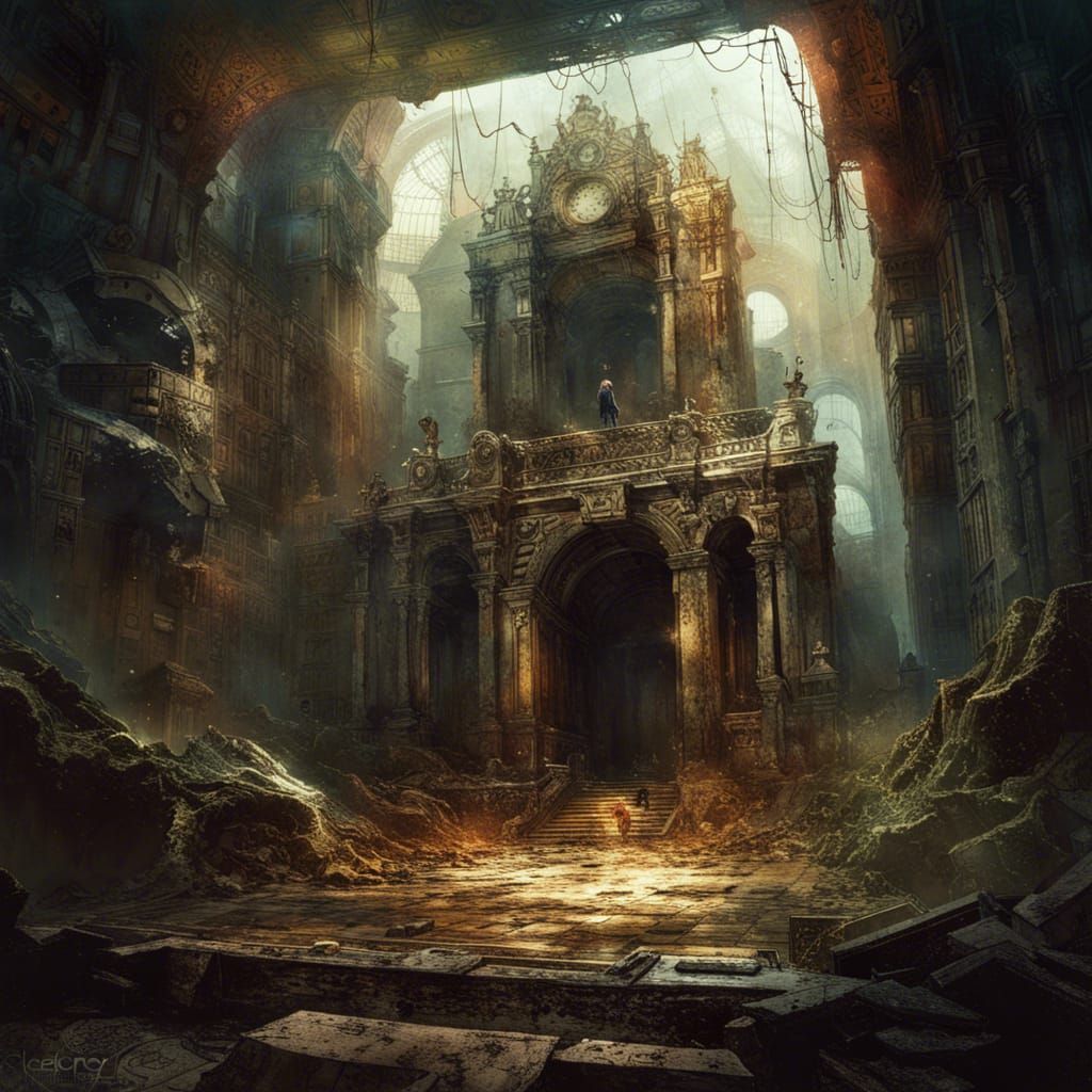 Mysterious Labyrinth: A Polychromatic Masterpiece