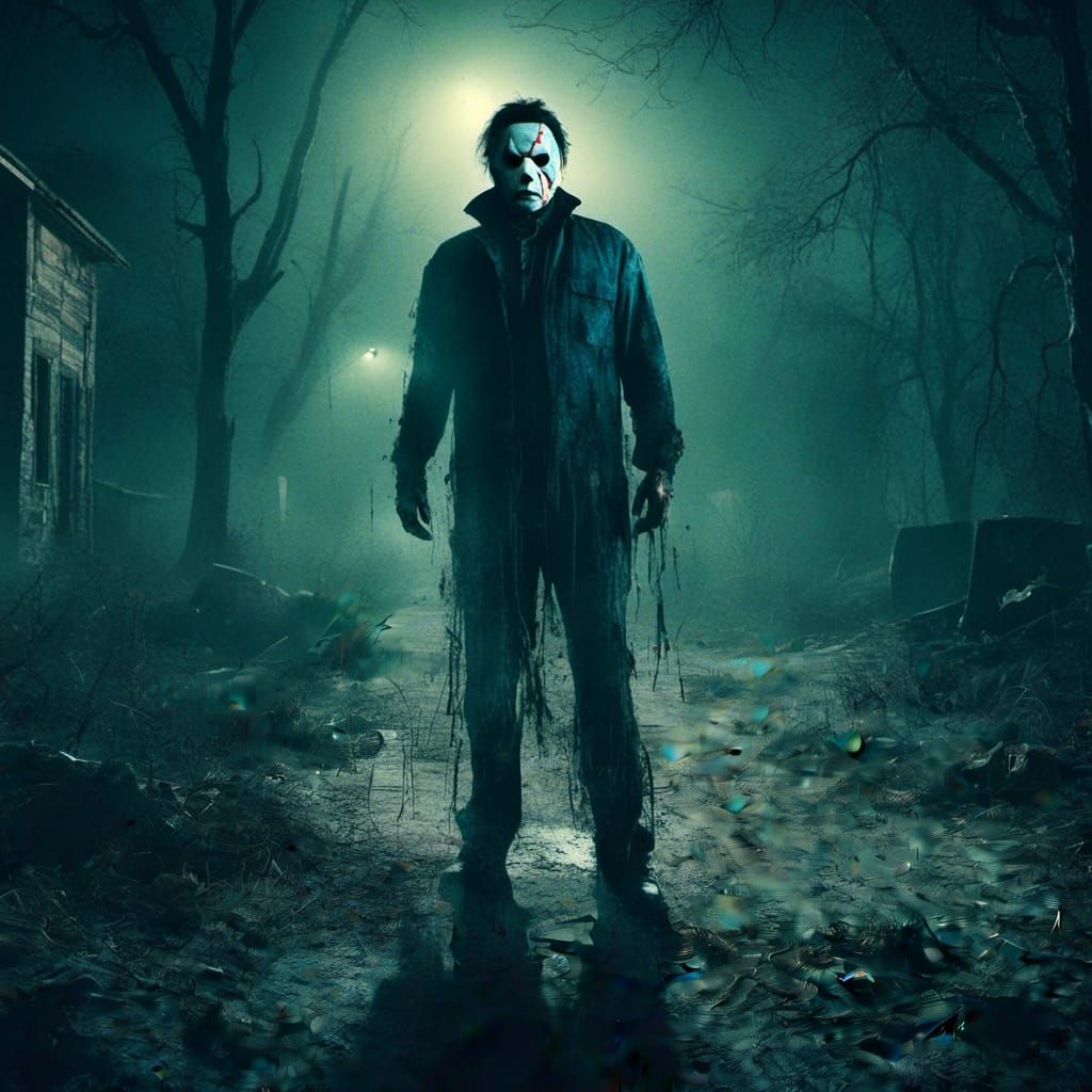 Michael Myers Horror Movie Scene