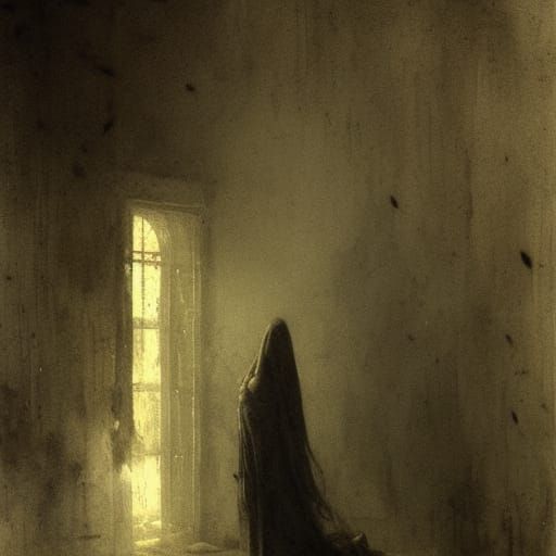 Depression in Horror Style of Doré and Rutkowski