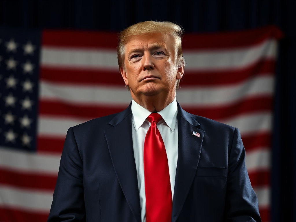 Donald Trump Portrait in Hyperrealistic Style