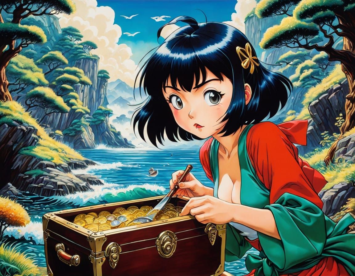 Fantasy Treasure Hunter Discovers Riches in a Vibrant World