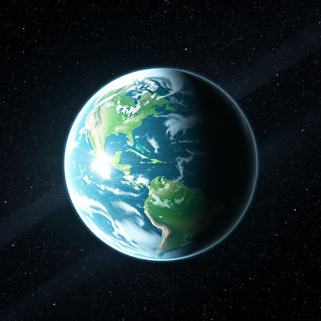 Sputnik Ascending: Pointillist Spacecraft Art