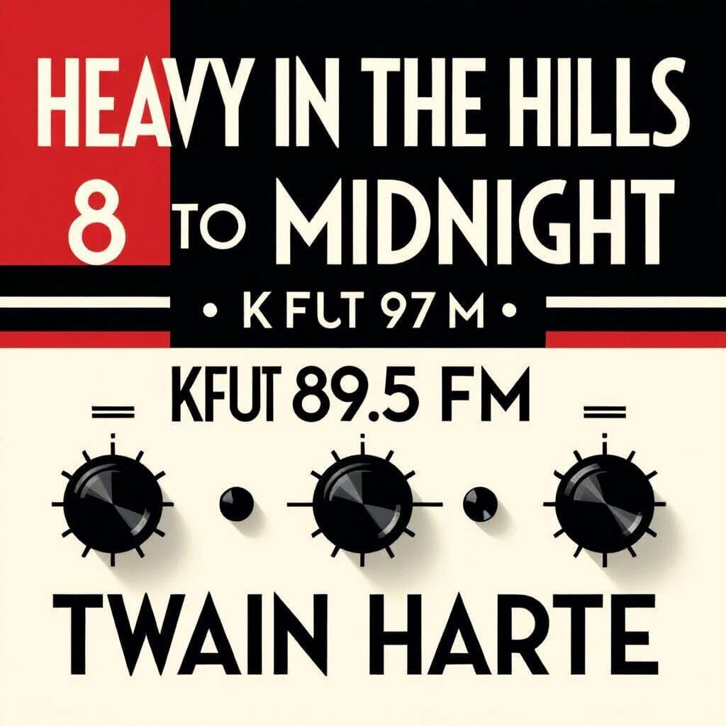 Bauhaus Radio Dial: Heavy in the Hills 8 to Midnight