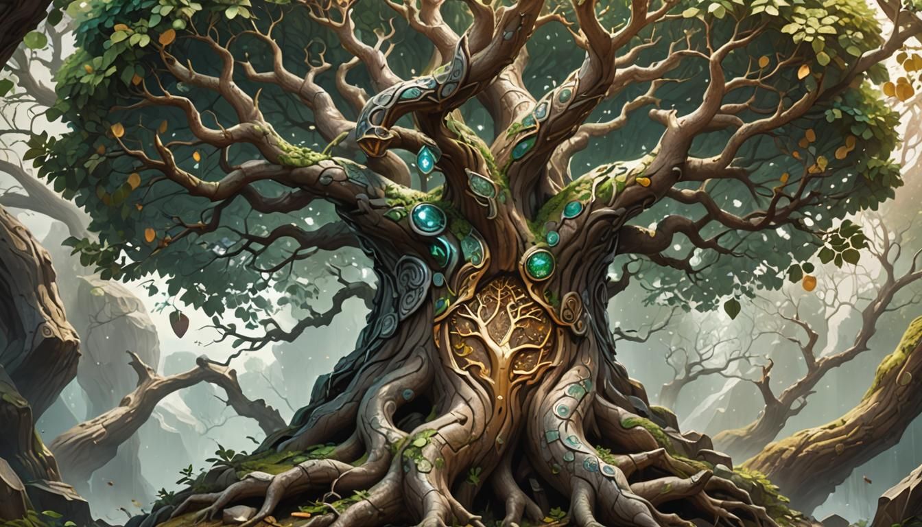🌳 Arbre de Vie - Yggdrasil 🌼