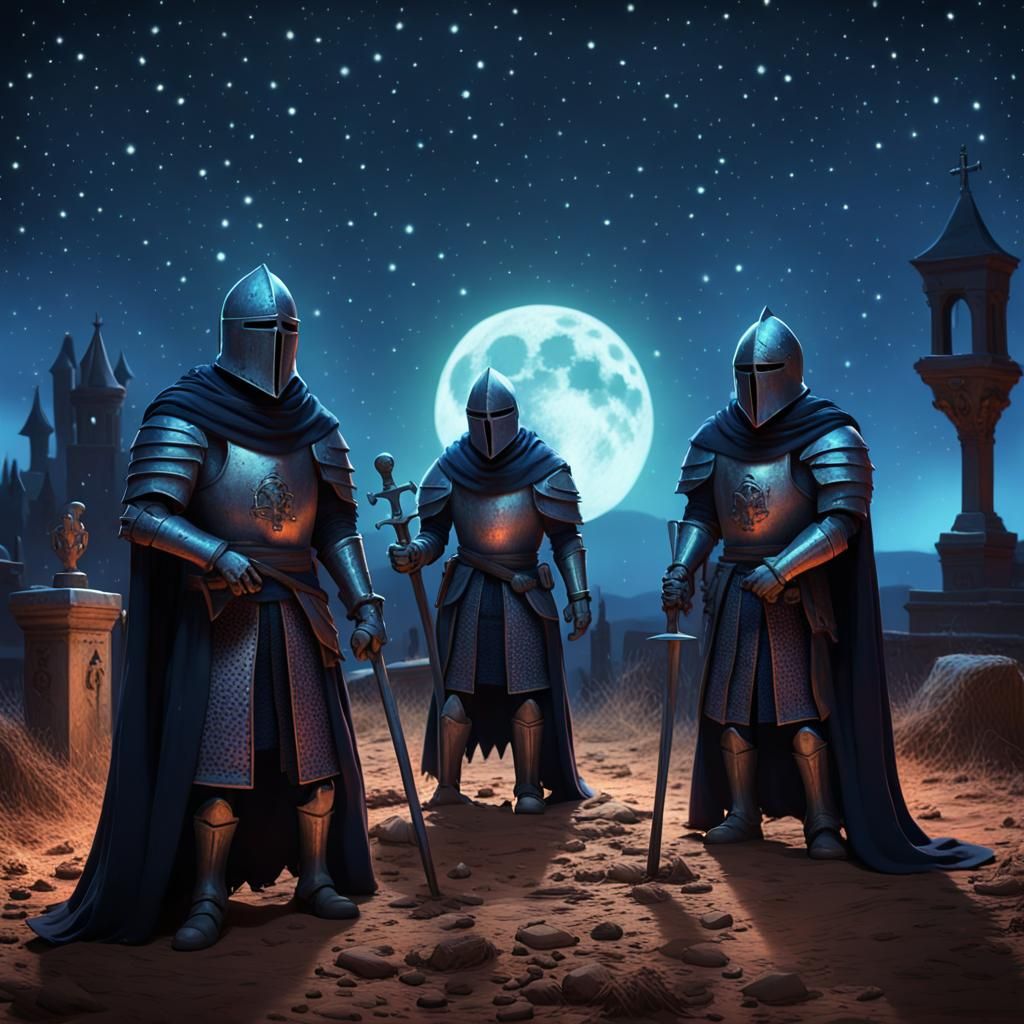Knights Back From The Dead At Full Moon