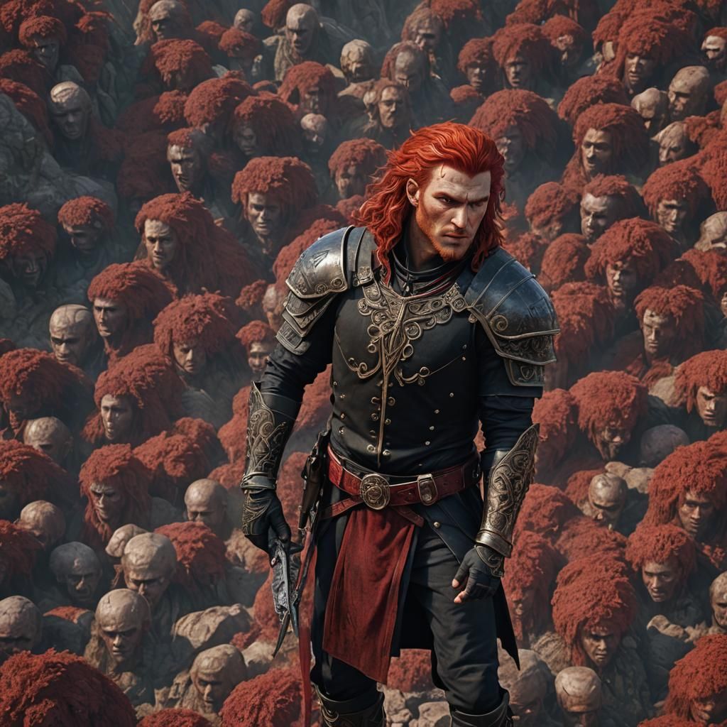 Albania as Human: Detailed Fantasy Concept Art