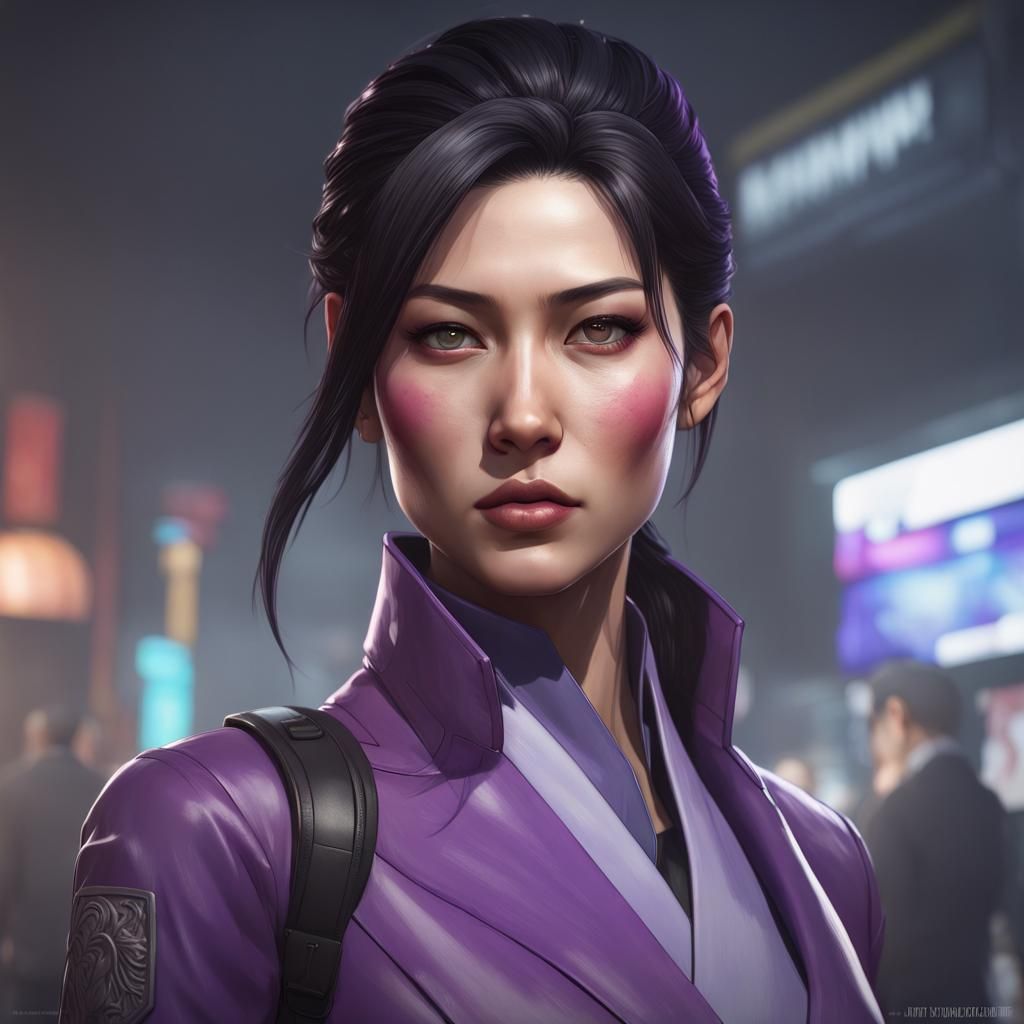 Mei Ling Portrait in Hyperdetailed Style