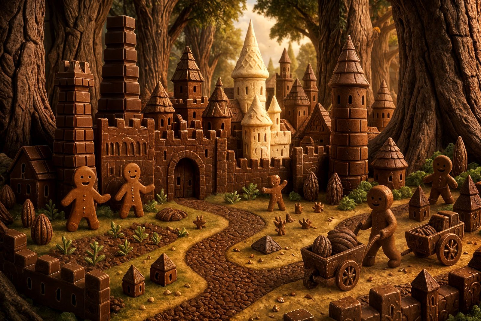 Enchanting Chocolate Kingdom Amongst Ancient Trees