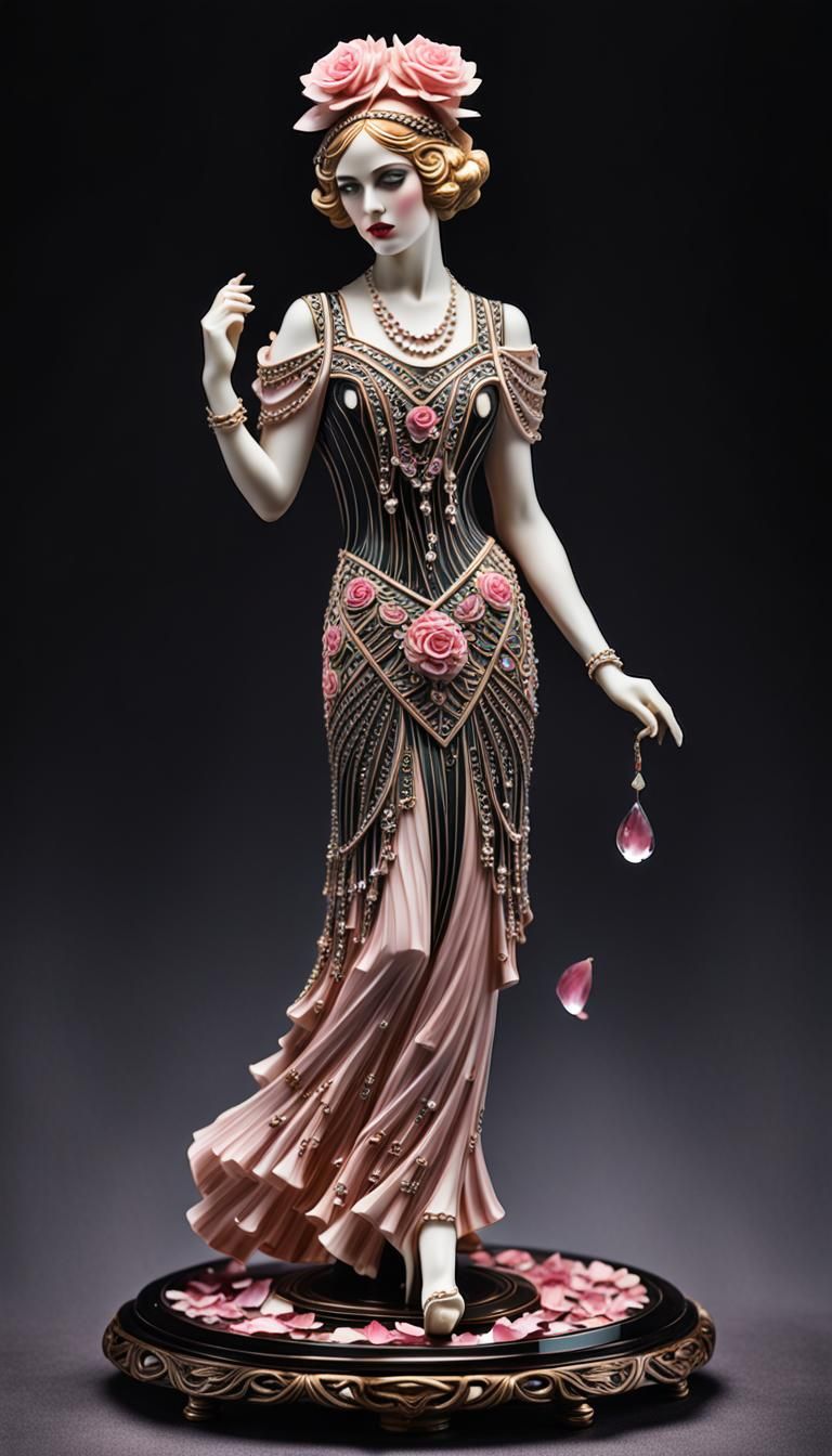 Ornamental girl from 1920's