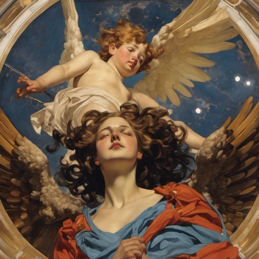 Angels Ascending, Golden Age Illustration