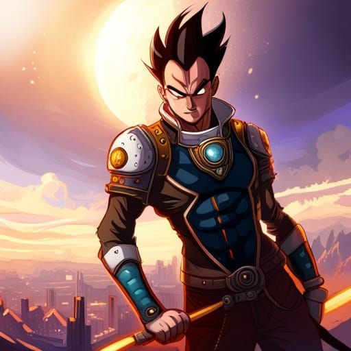 Steampunk Superhero Concept Art in 8k