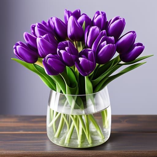 Tulip flower pot