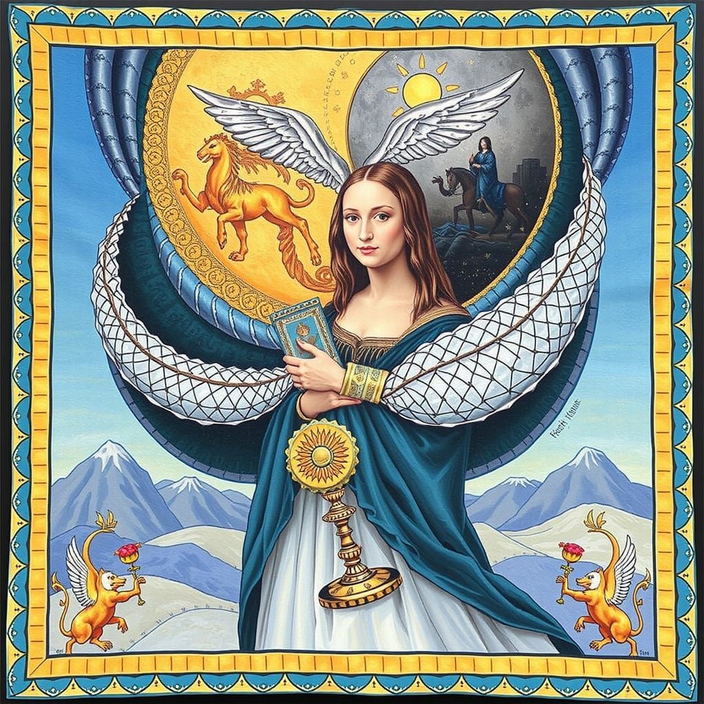 AI Generated Mona Lisa Portrait