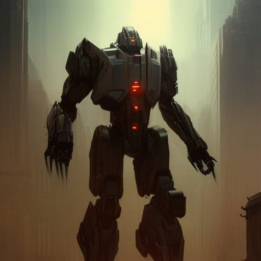 Megatron: Dark Fantasy Concept Art in 8K Resolution