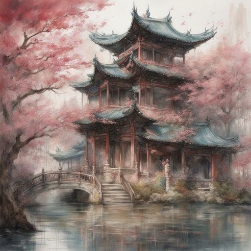 Serene Chinese Temple Architecture