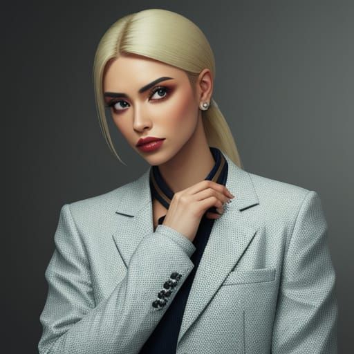 Angsty Teen Girl Expressed in Expressive Digital Art