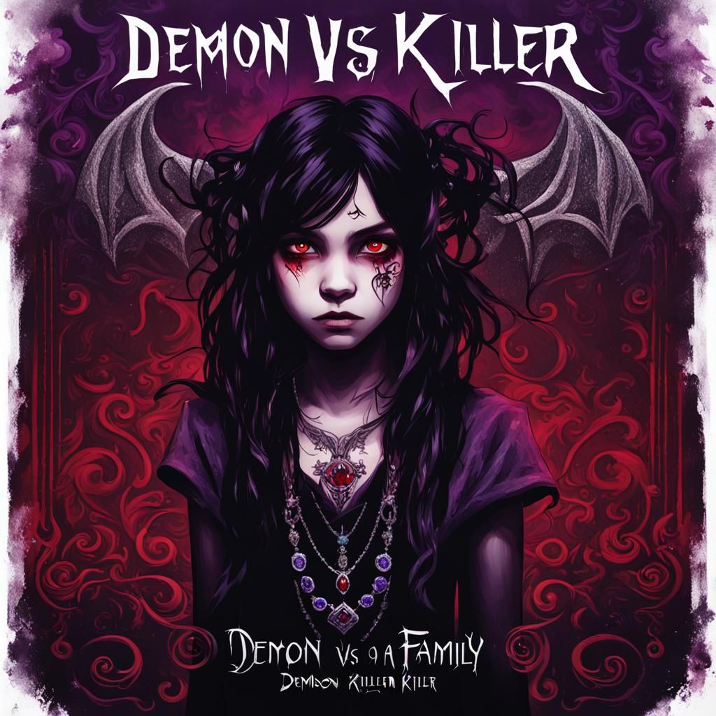 Demon Girl vs. Killer Family: Digital Matte Painting