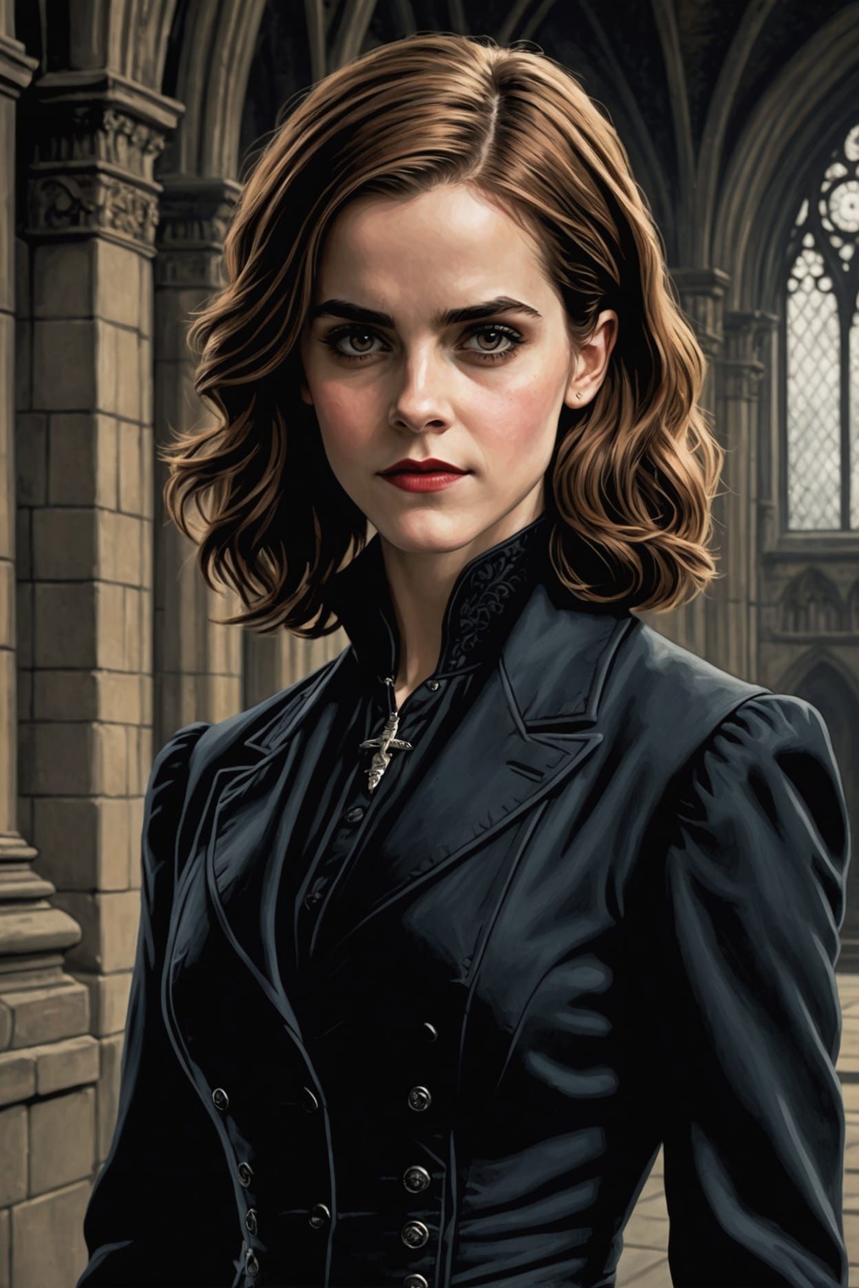 Gothic Adventuress: Cinematic Vampire Portrait