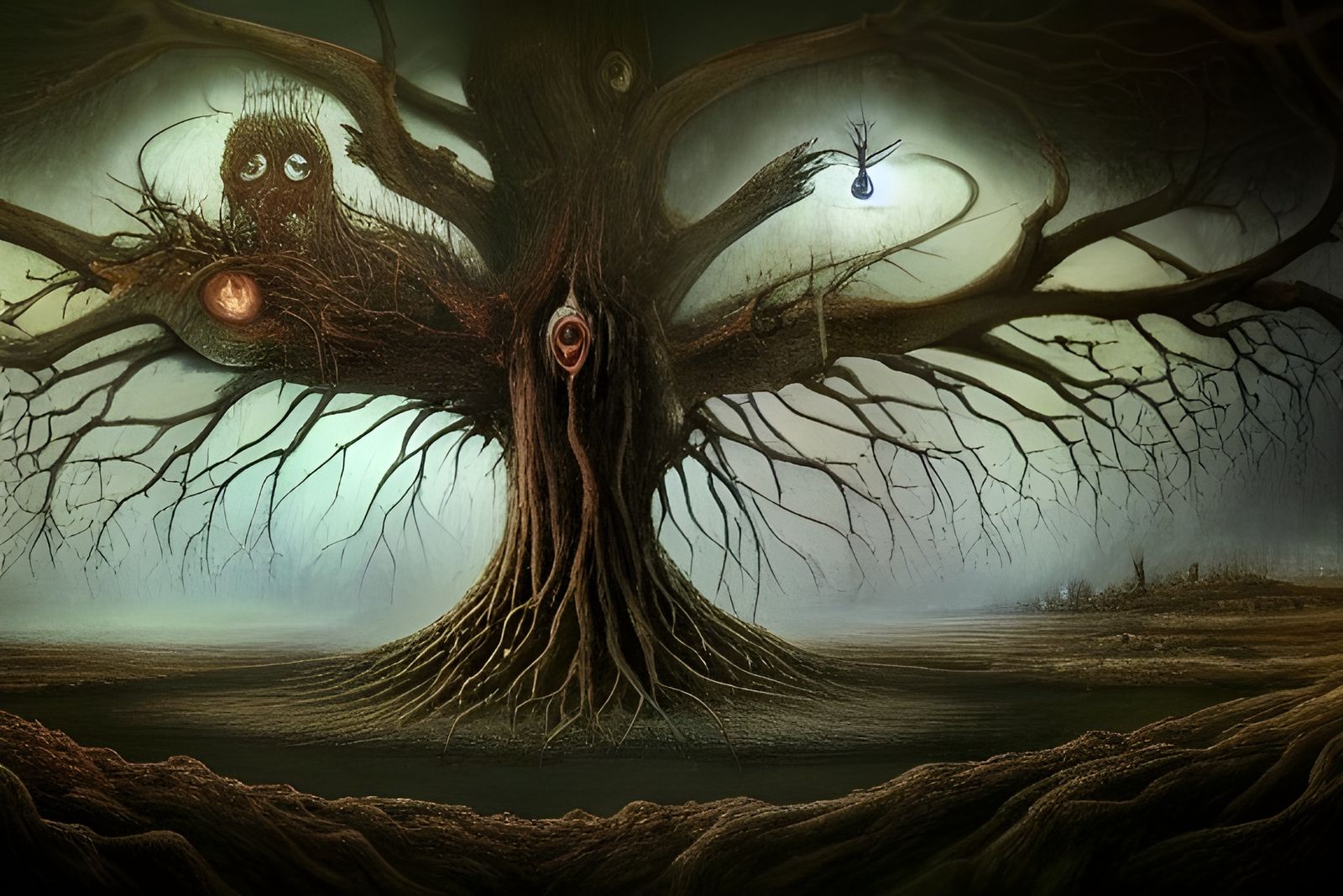 Tree of Life and Death: Digital Art