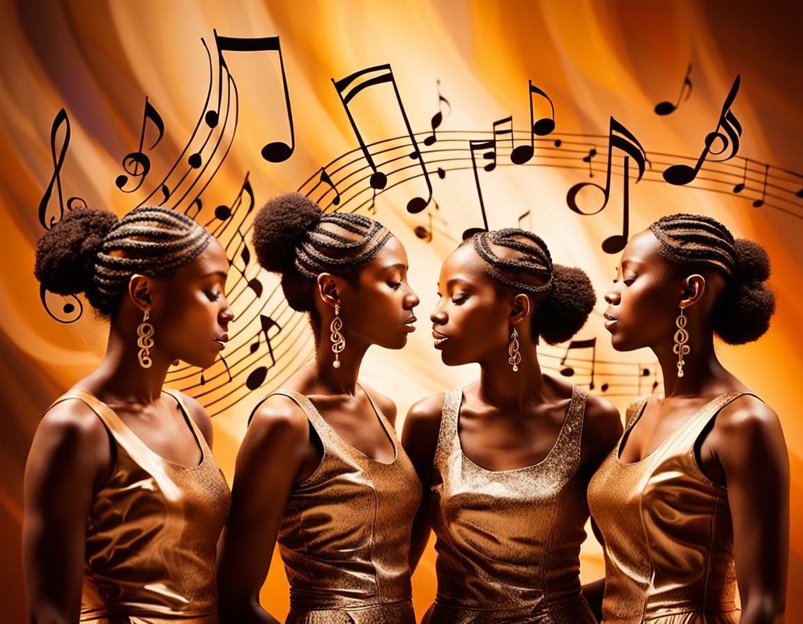 Liquid Art Photo of a Jazz Quartet on Stage