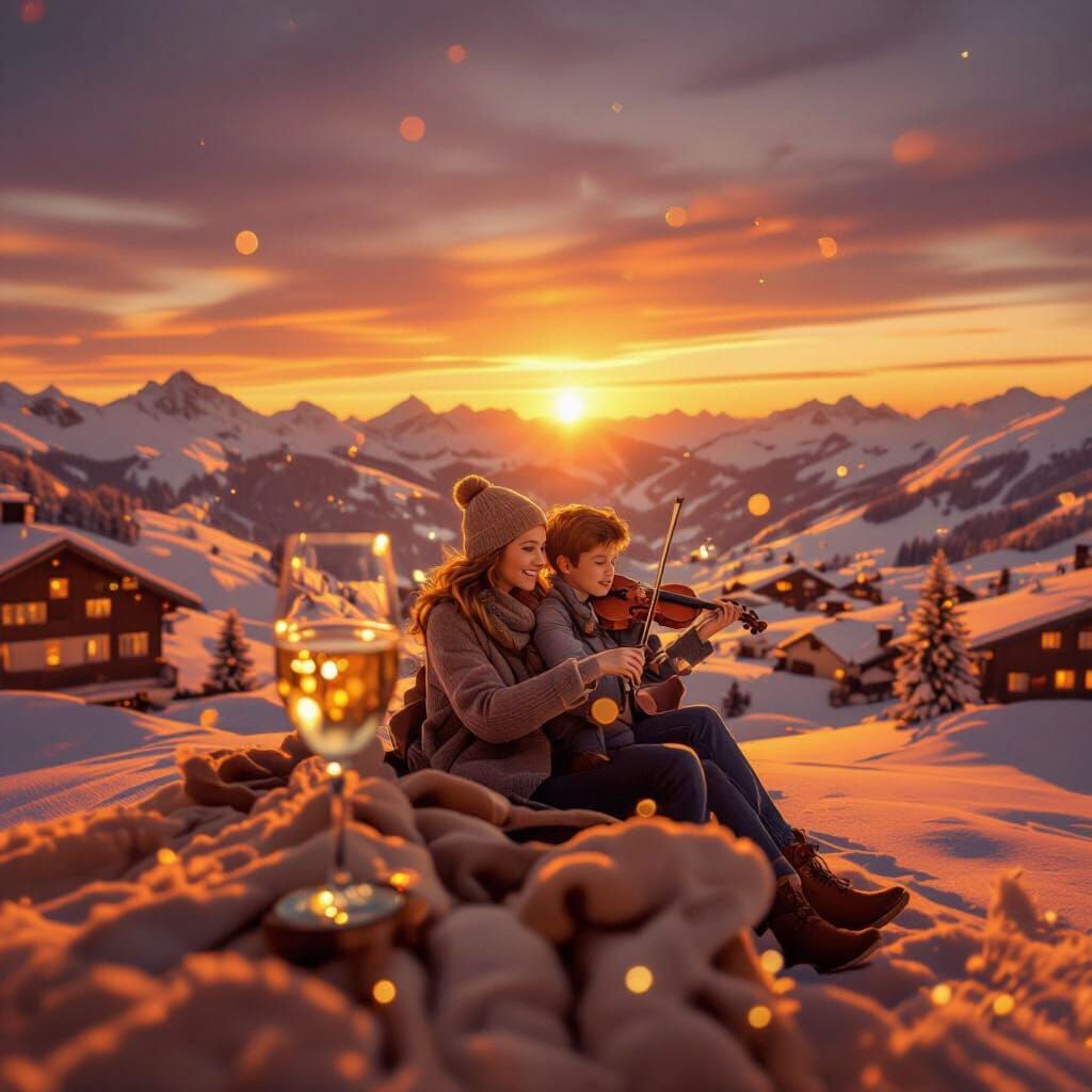 Mother and Son Travel to Switzerland for Violin Performance