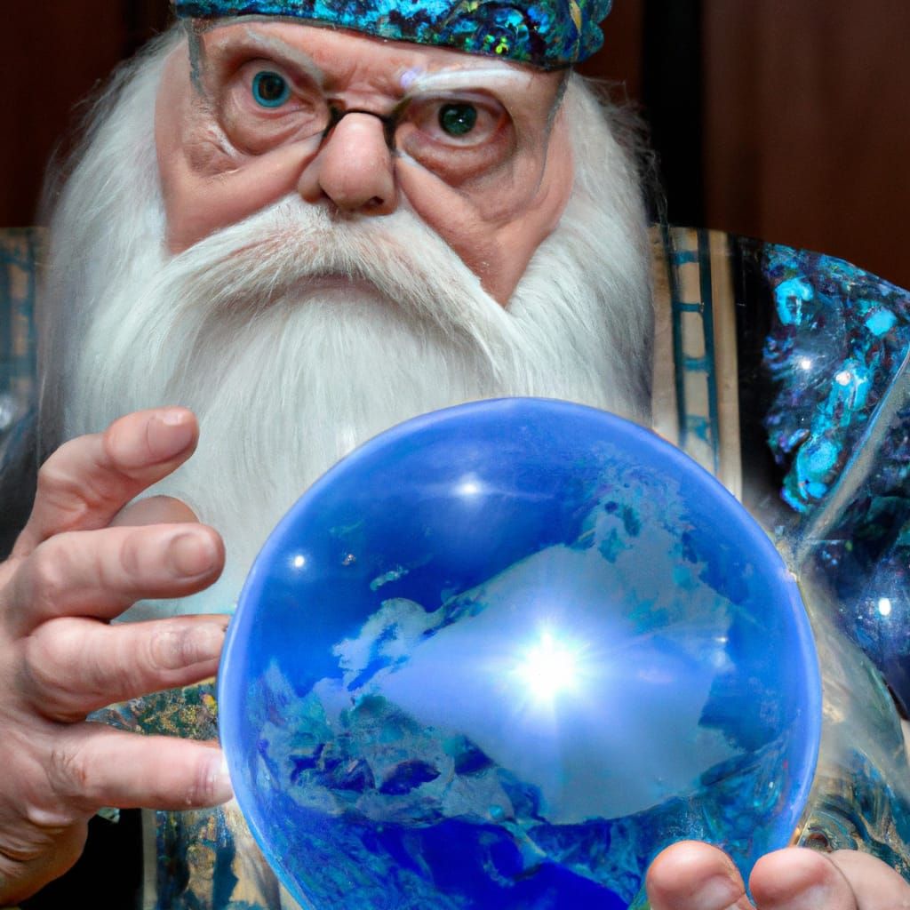 Sorcerer Holding Universe Globe Fantasy Art