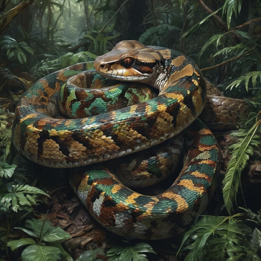 Snake in the Rainforest