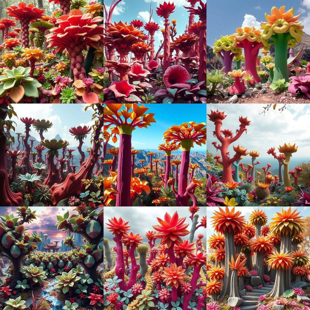 Vibrant, Fantastical Botanical Creations
