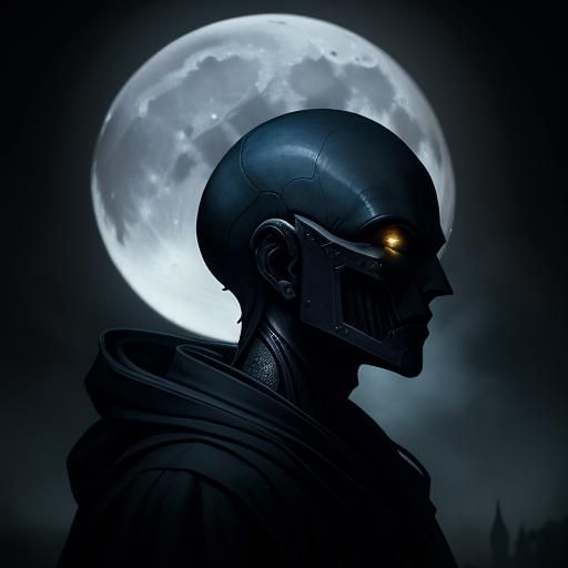 Boy Gazing from Mansion Window in Digital Painting