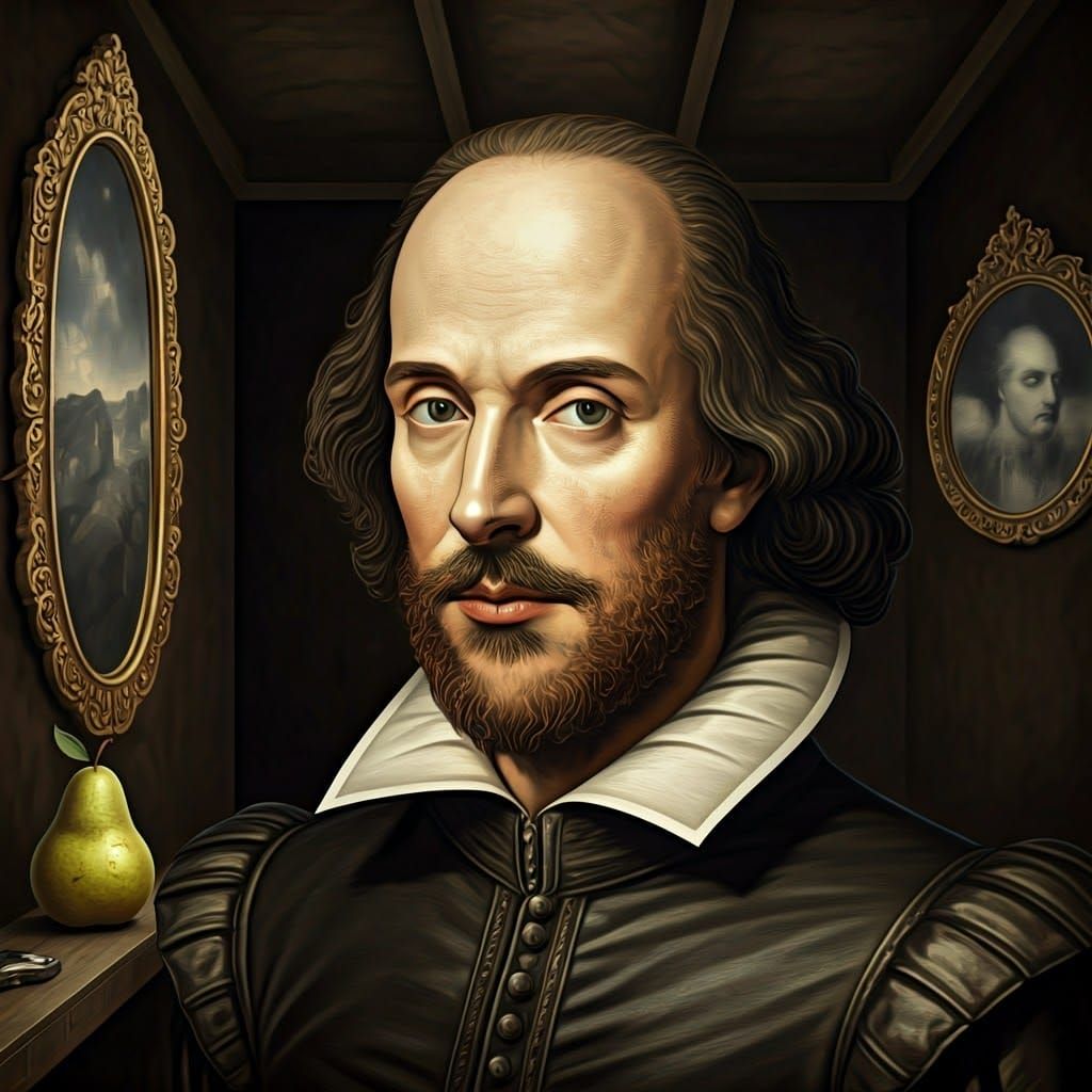 portrait Shakespeare, Mirrored room, Williams pear, mystic, ...