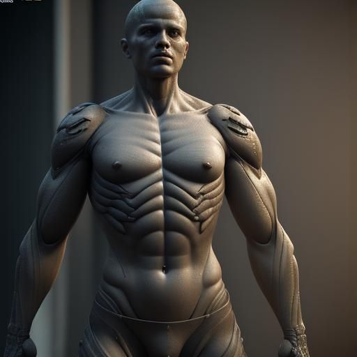 Detailed 3D Torso Rendering with Dynamic Lighting
